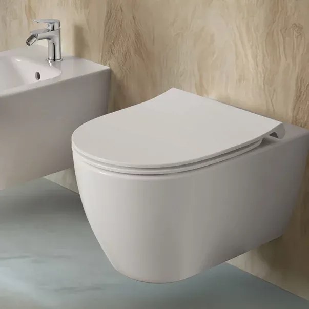 Capac WC Ideal Standard i.life O alb slim Quick Release