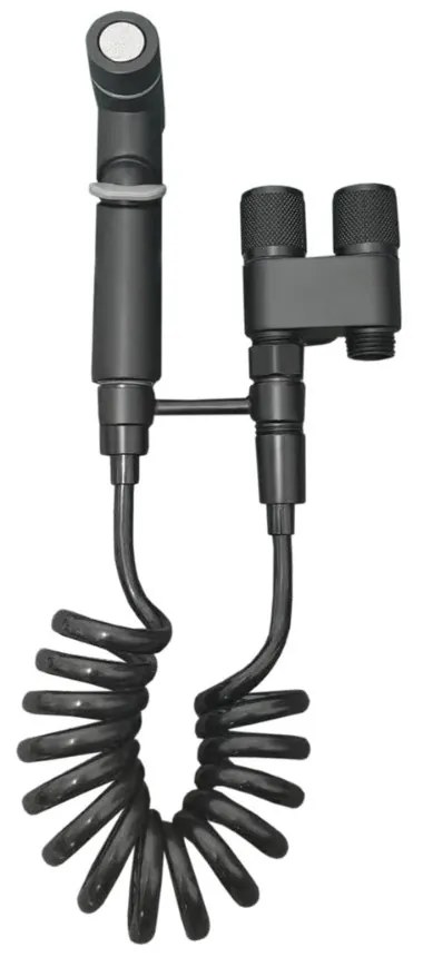 Azure Robinet de duș pentru bidet negru