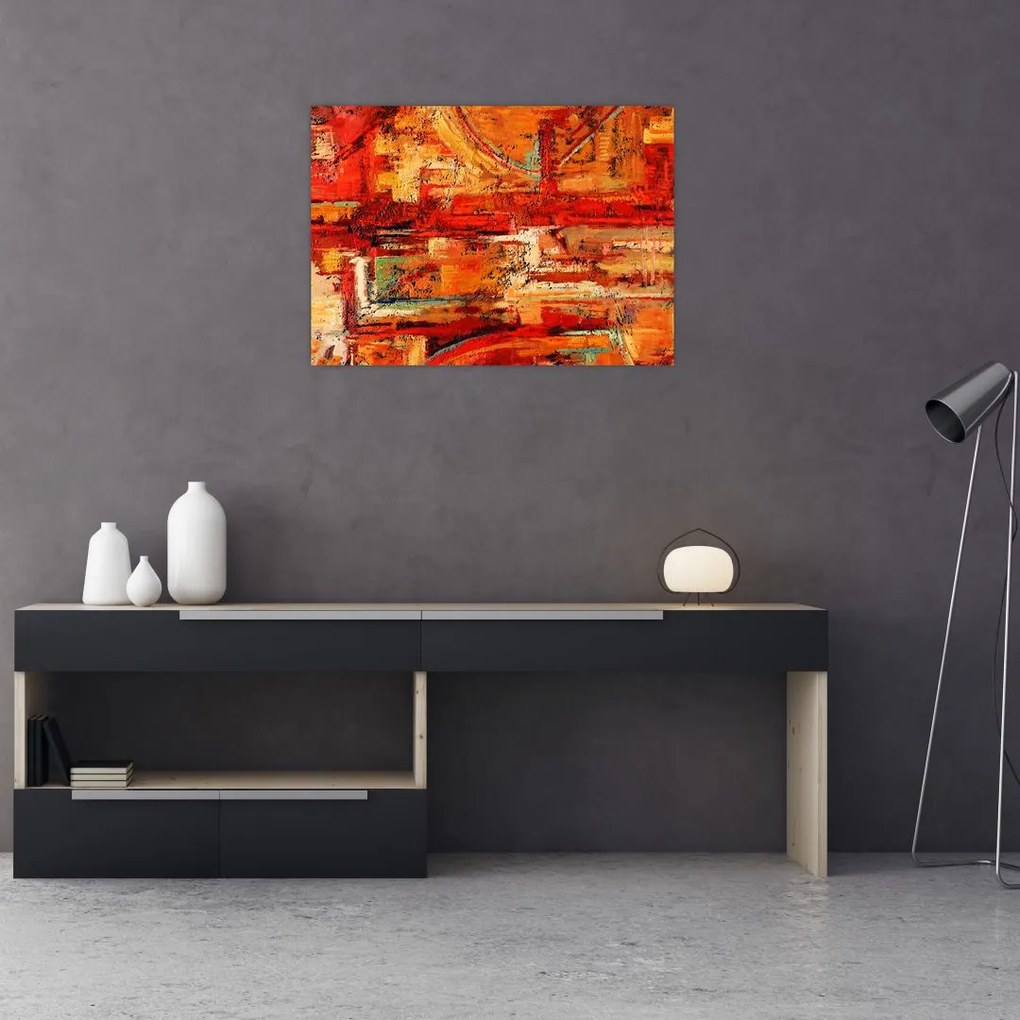 Tablou cu pictură pe pereți (70x50 cm)