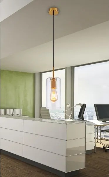 Lustră pe cablu Globo 15460H ADARA 1xE27/60W/230V