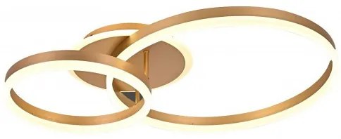 Lustra LED Cu Telecomanda, Elit's, Luz Lux Gold, 120w