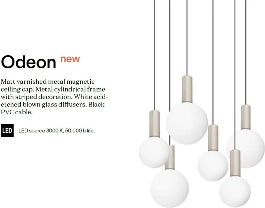 Lustra LED suspendata design modern ODEON SP6 LINEAR