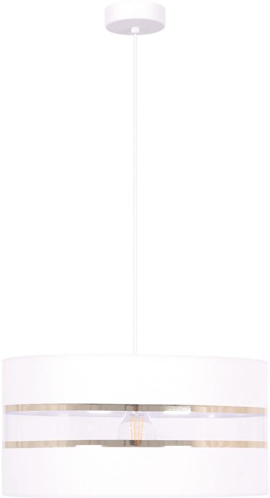 Kaja Victoria lampă suspendată 1x40 W alb K-5211