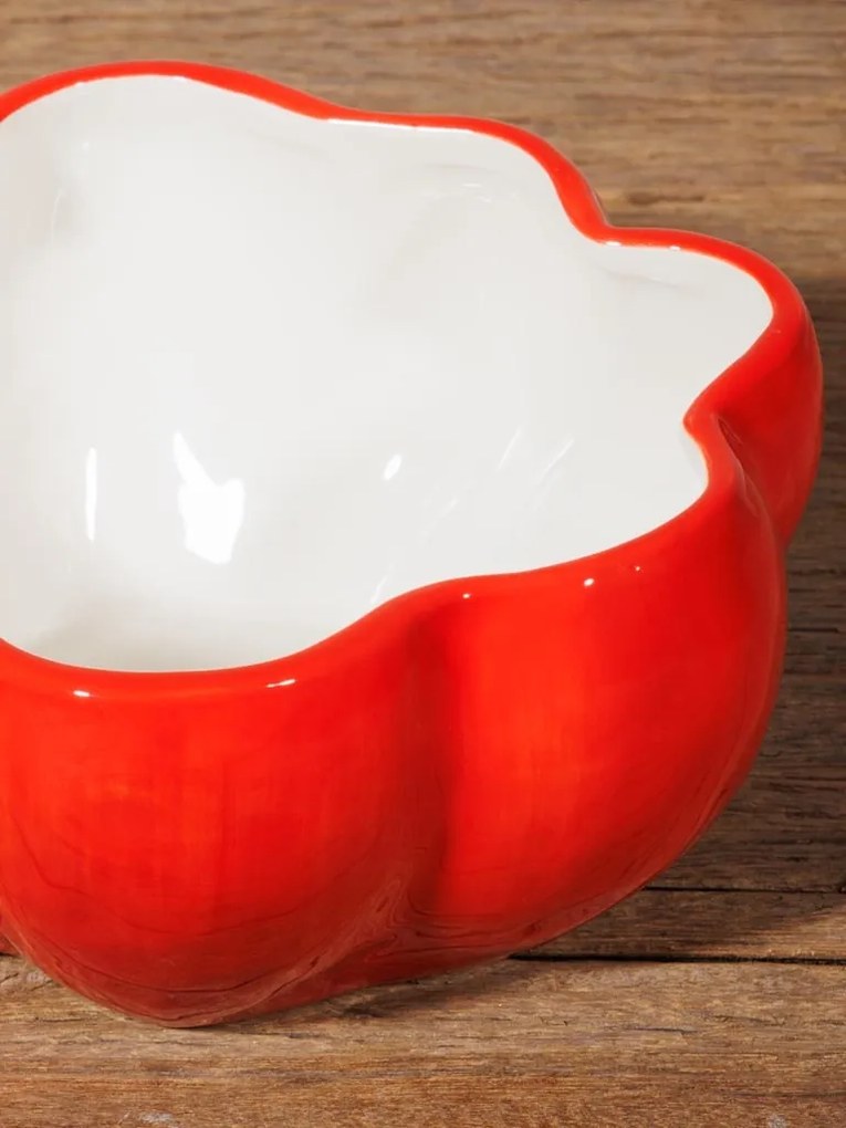 Bol cu capac din ceramica, "Tomato"