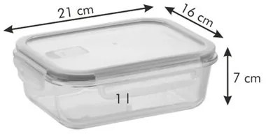 Caserolă Tescoma FRESHBOX GLASS, 1 l, 1 l