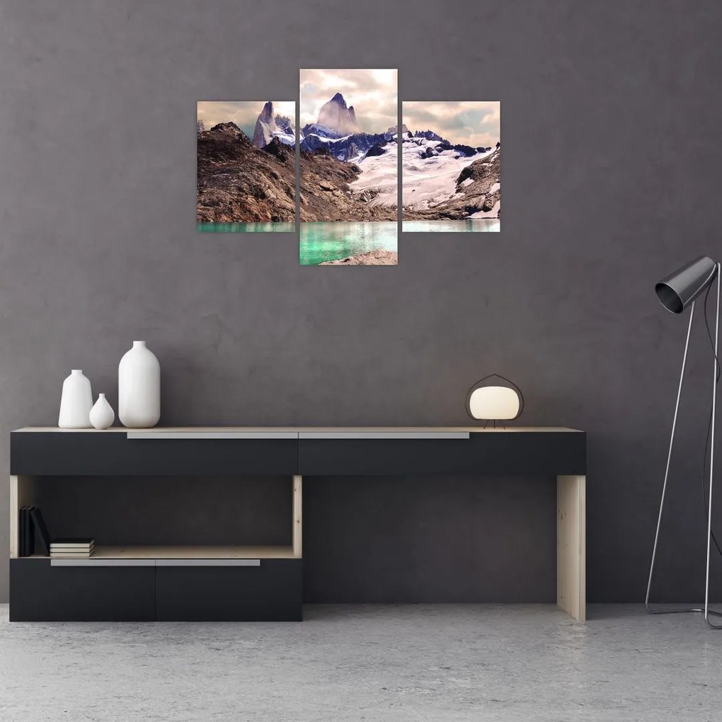 Tablou cu lac montan (90x60 cm)