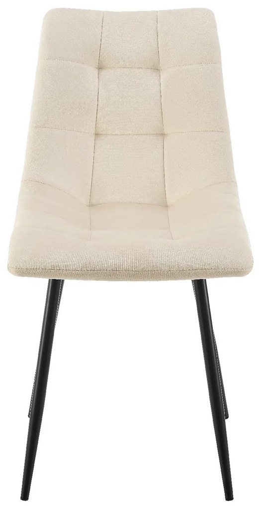 Jusky Set 2 scaune de sufragerie Blanca - bej
