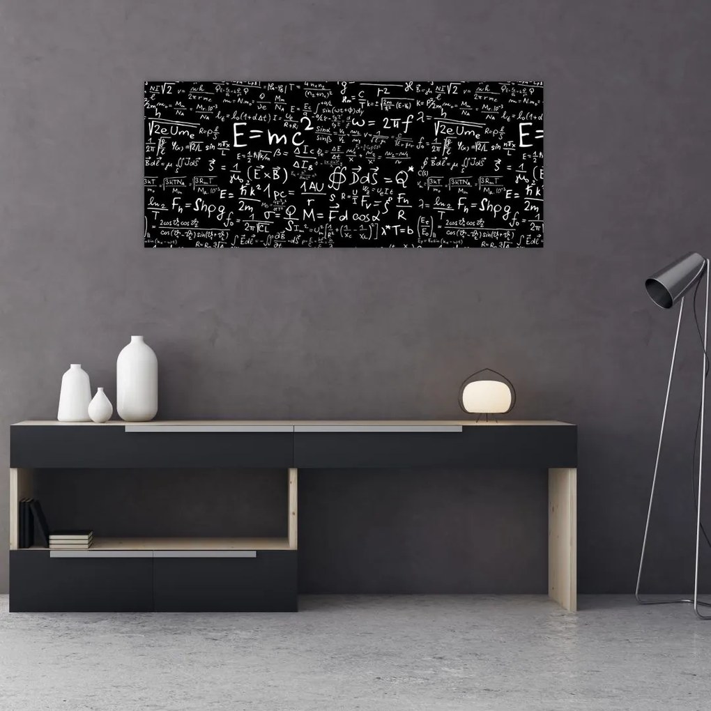 Tablou - Matematică (120x50 cm)