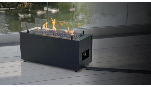 Șemineu de exterior pe gaz Planika Rio GAS 41,4x69,8 cm 10kW