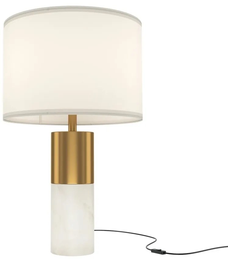 Veioza, lampa de masa design modern Bianco alama, alb