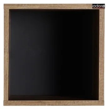 Raft de perete 33x33 cm maro