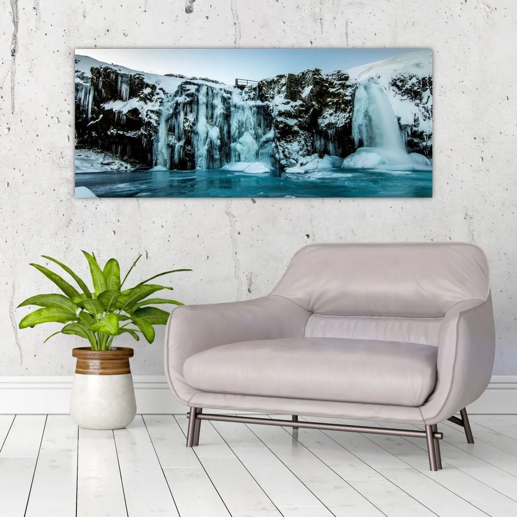 Tablou cu ghețari (120x50 cm)