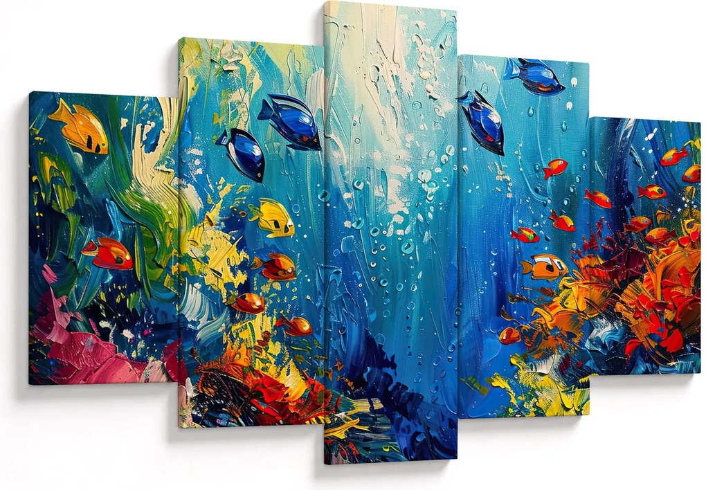 Tablou - Pictura lumii subacvatice (150x105 cm)