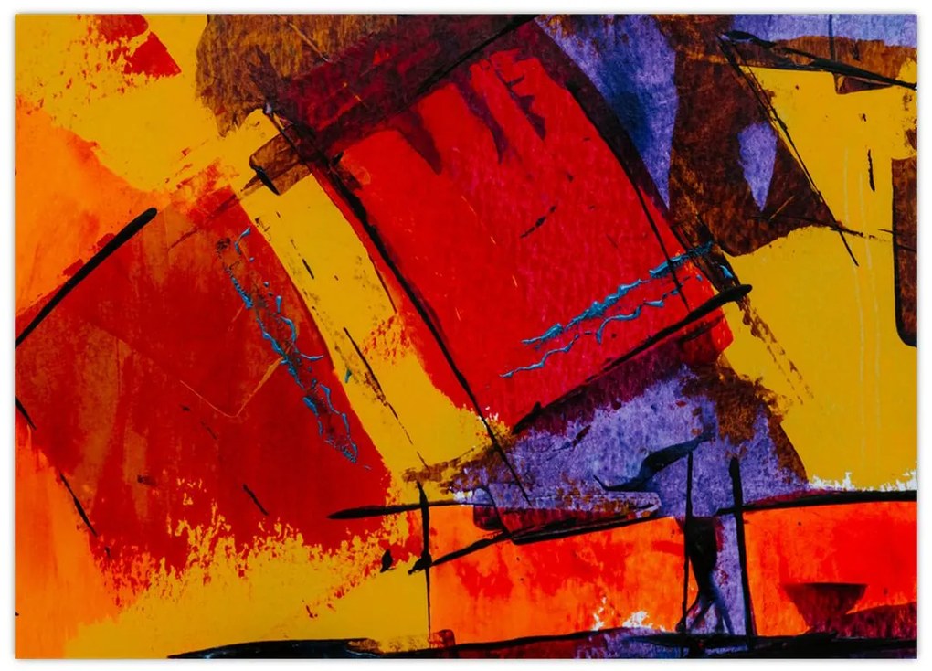 Tablou cu abstracție (70x50 cm)