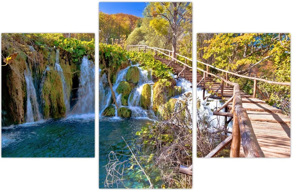 Tablou - Intrare in cascade (90x60 cm)