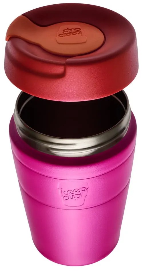 Cană termos roz 454 ml Helix Thermal Afterglow L – KeepCup