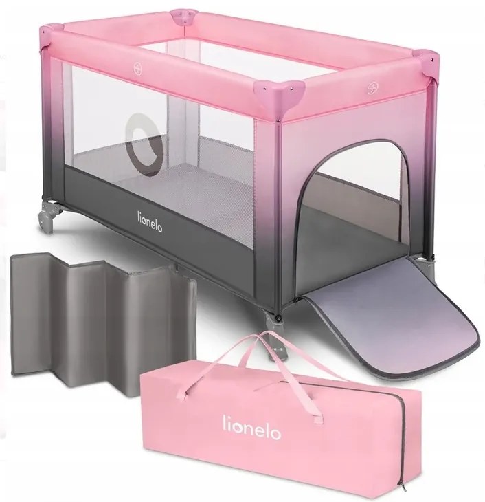 ShopJK PĂTUȚ DE CĂLĂTORIE LIONELO STEFI - OMBRE PINK