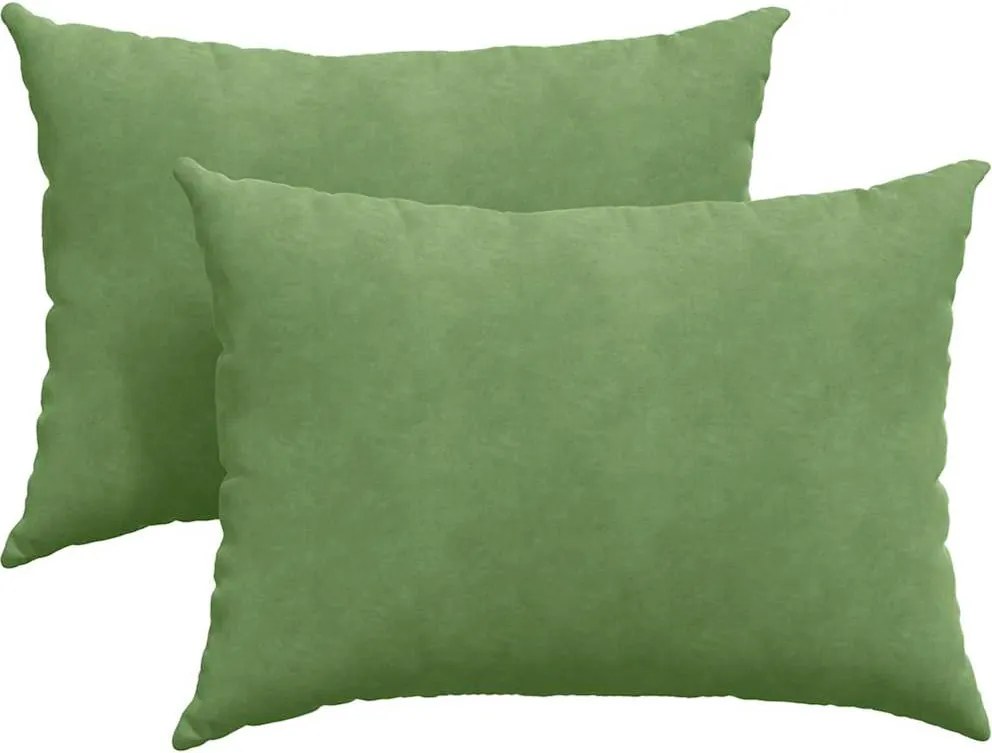 vidaXL Perne pentru canapea 2 pcs Lysegrønn 70 x 50 cm