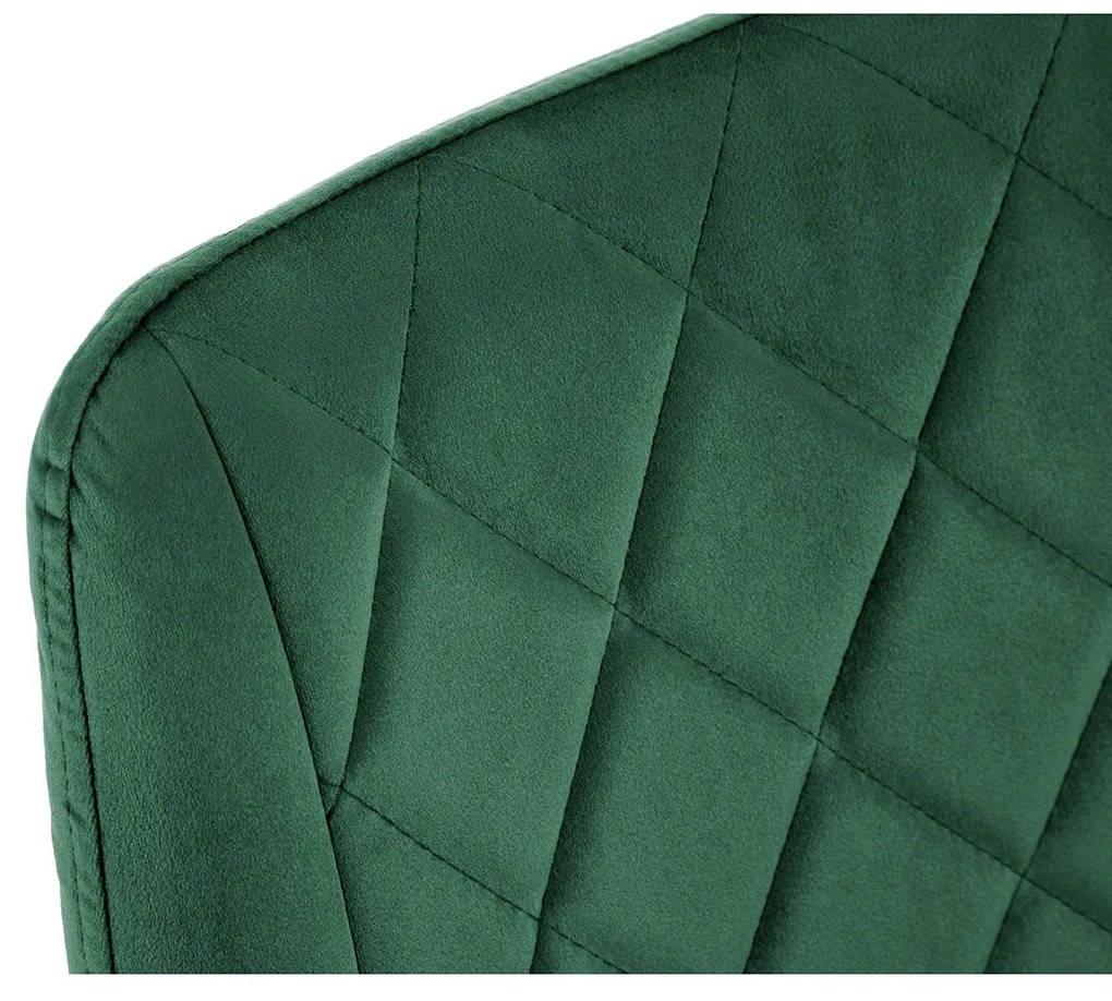 Scaun de sufragerie Sariel (verde închis) (2buc). 1071281