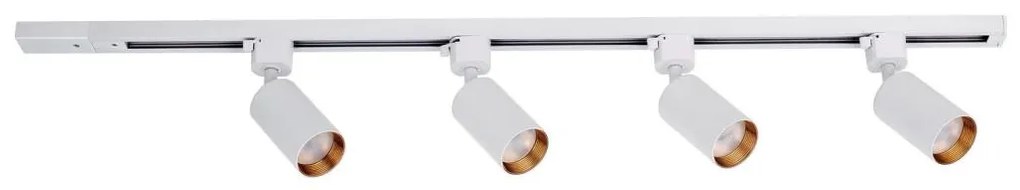 Spot pe șină TRACER 4x GU10/10W/230V, 1 m, alb