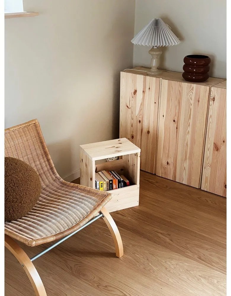 Noptieră în culoare naturală din lemn de pin Grab It – Karup Design