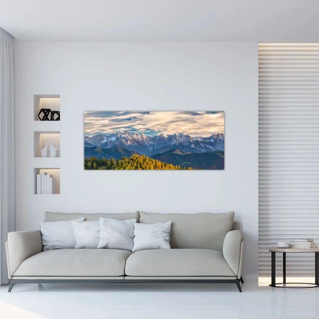 Tablou - panorama montană (120x50 cm)