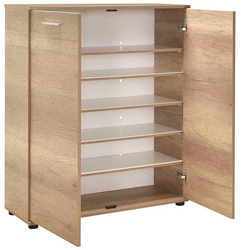 Pantofar Adore Elegance, 2 usi, 5 rafturi, capacitate 24 perechi incaltaminte, 91 x 108 x 35 cm