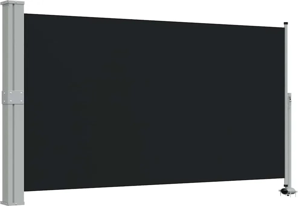 vidaXL Copertină laterală retractabilă, negru, 140 x 300 cm