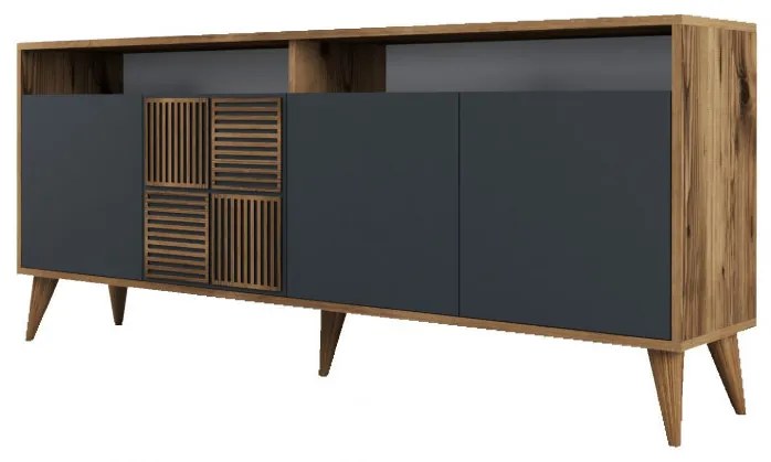 Consola Milan Walnut-Antracit