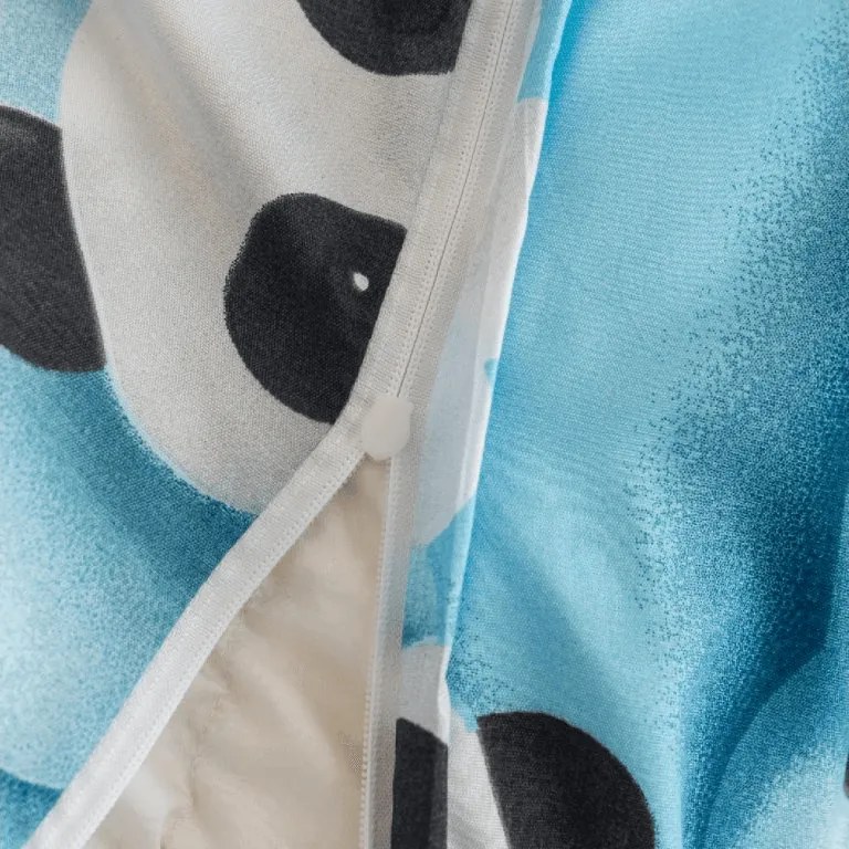 Lenjerie de pat din microfibra SKY PANDA albastru Dimensiune lenjerie de pat: 70 x 80 cm | 140 x 200 cm