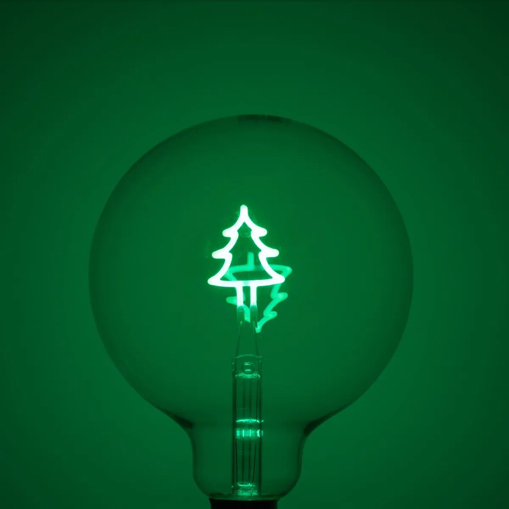 Bec LED de Crăciun E27 G125 transparent 1,8W 100 lm