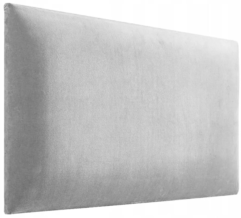 Panou Decorativ Tapițat, 30x60cm, Gri Deschis