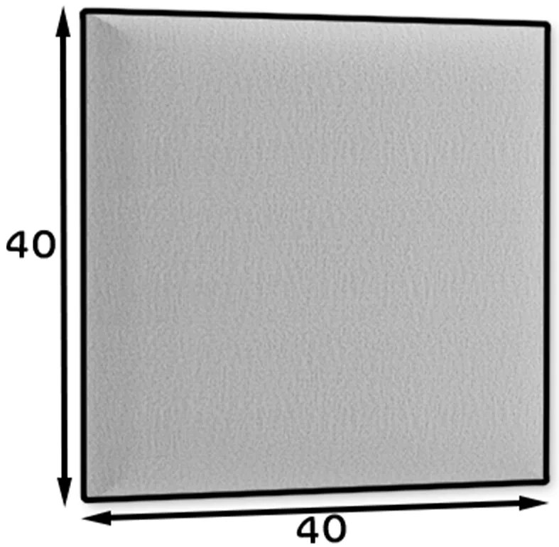 Panou de perete tapitat QUADRATTA 40 x 40 cm – mai multe culori Culoare: Gri inchis