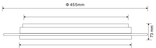 Globo 41310-30 - Plafonieră LED OPTIMA dimabilă 30W/230V cu DO