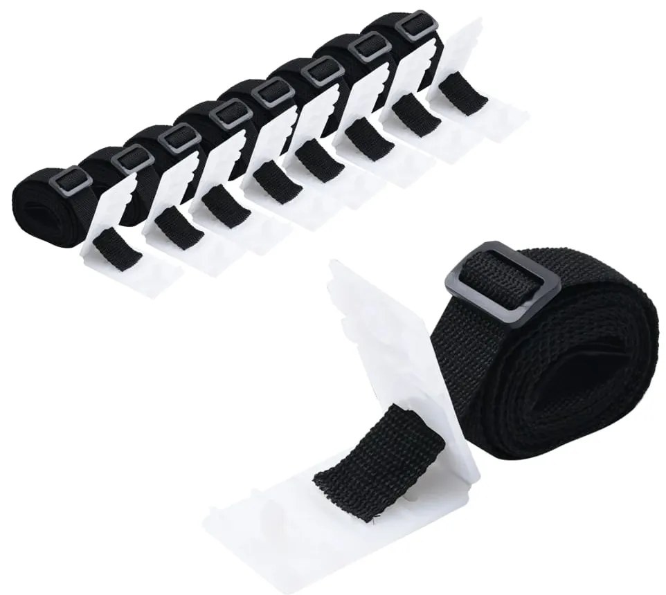 vidaXL Accesorii pentru derulator prelată de piscină, 8 buc., 1,8 m