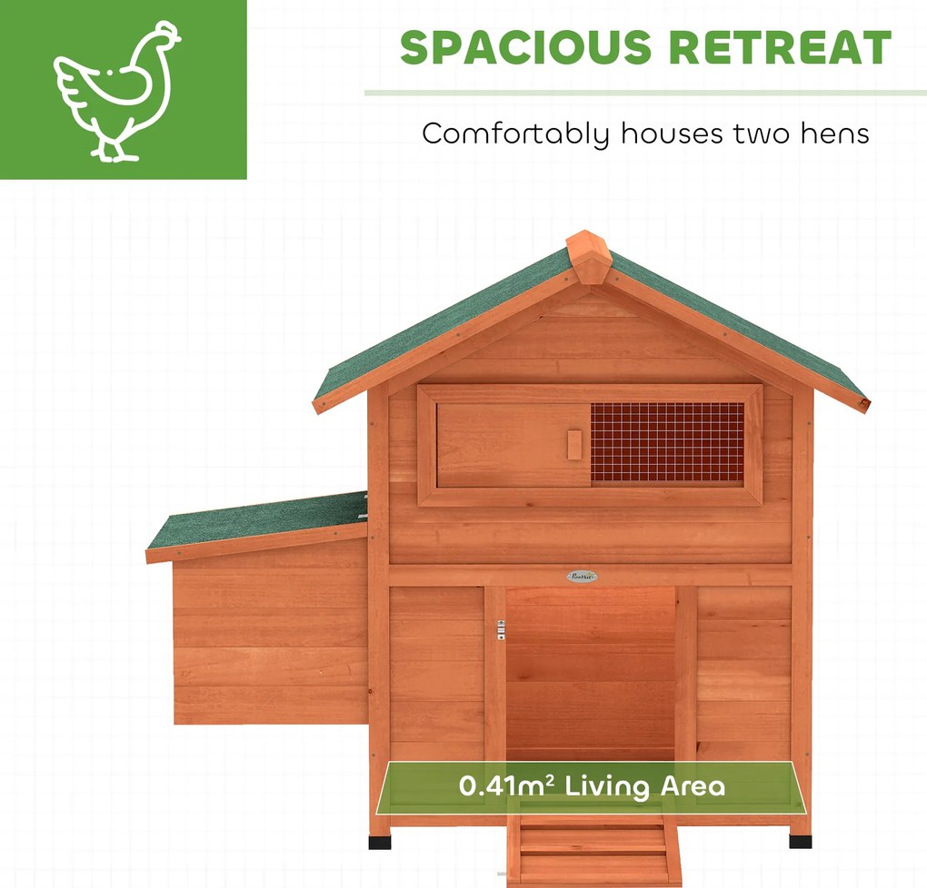 PawHut găini ouătoare coteț adăpost | Aosom Romania