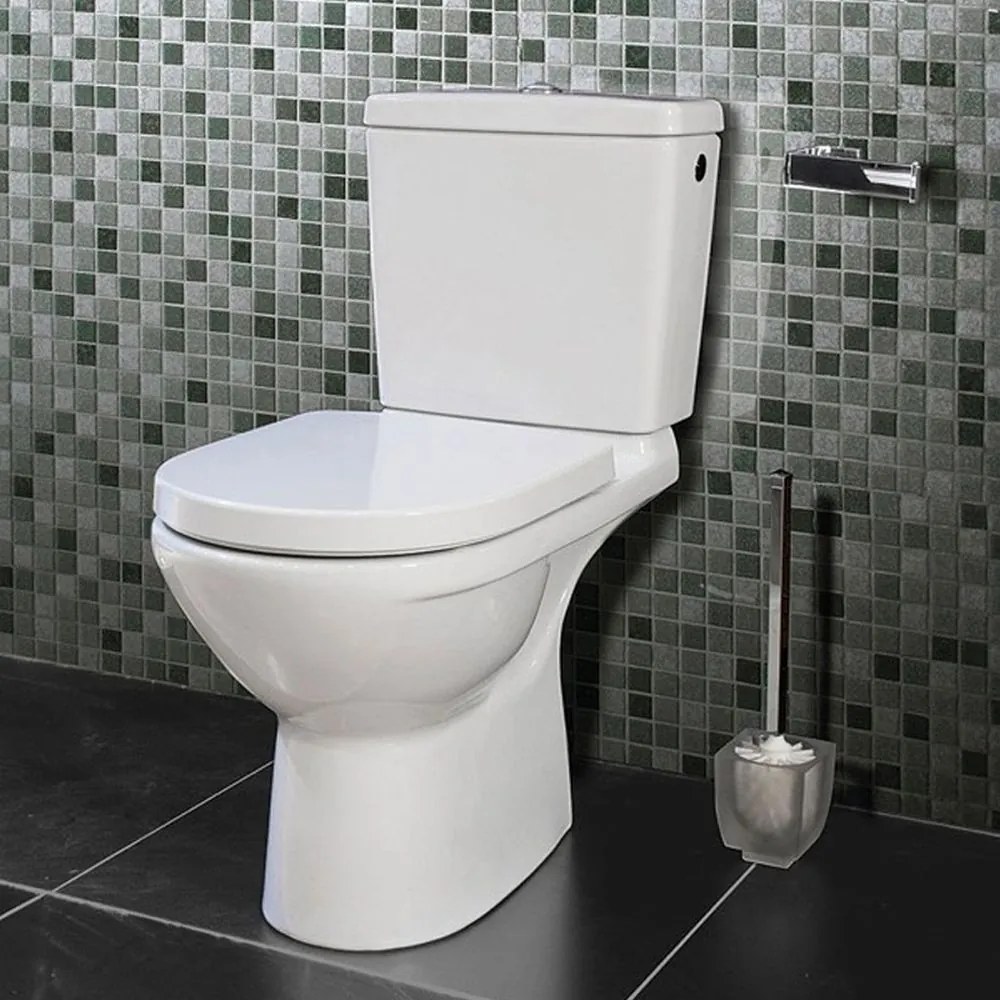 Rezervor WC monobloc, alimentare din spate laterala, alb alpin