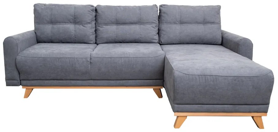 PROMOTIE Coltar extensibil gri deschis ORANGE, reversibil II.calitate