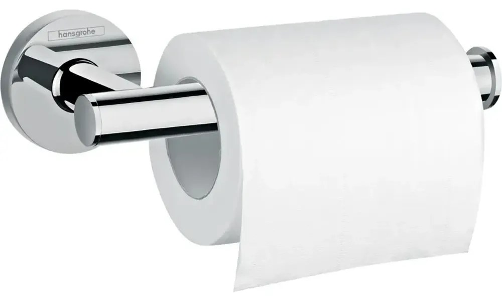 Set coloana dus si baterie lavoar Hansgrohe Vernis Blend si accesorii baie Hansgrohe Logis, crom