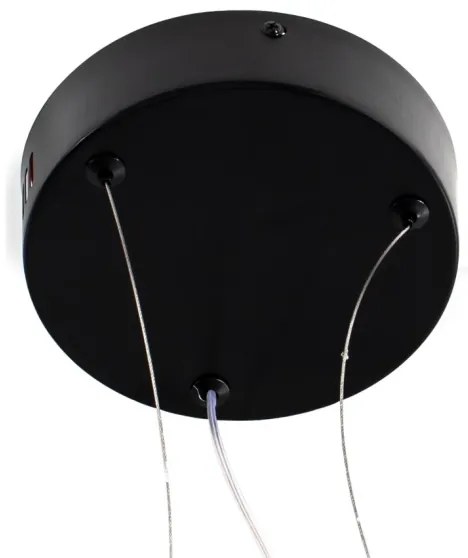 Lustră LED pe cablu LED/18W/230V 3000K negru