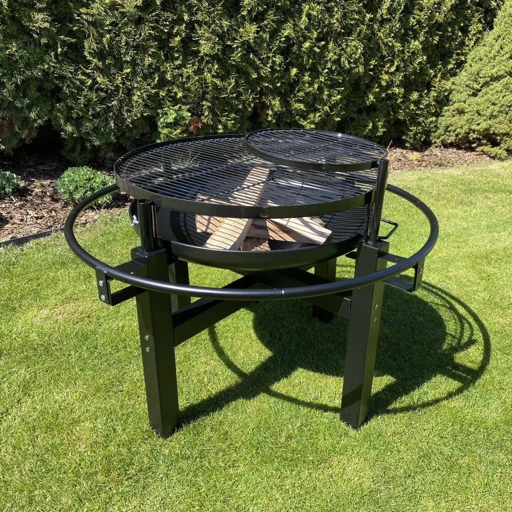 Vatră multifuncțională + grătar cu rotisor electric Avenberg KENTUCKY