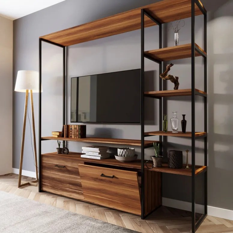 Comoda TV NigaranTvÜnitesiL556 Walnut