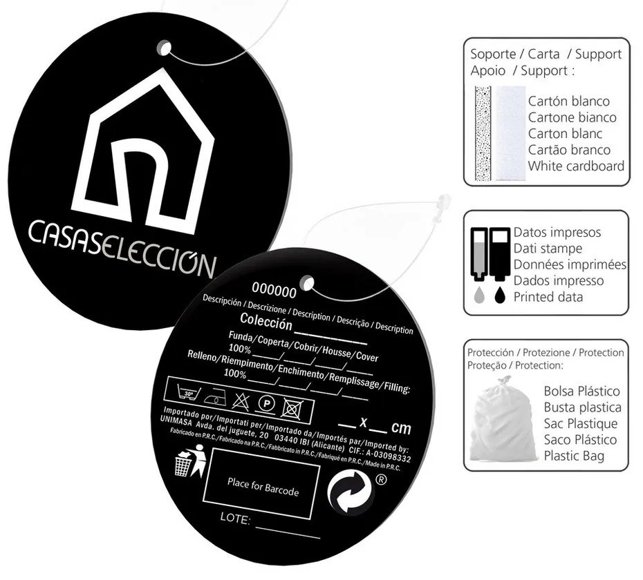 Perne decorative pentru copii 3 buc. Smyle – Casa Selección