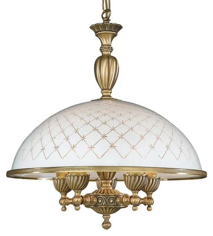 Pendul clasic design italian din alama, sticla 7002 RA-L. 7002/48