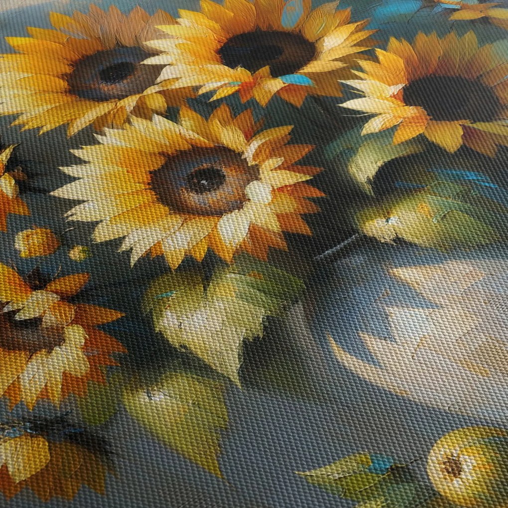 Tablou – Vază cu floarea-soarelui (90x60 cm)