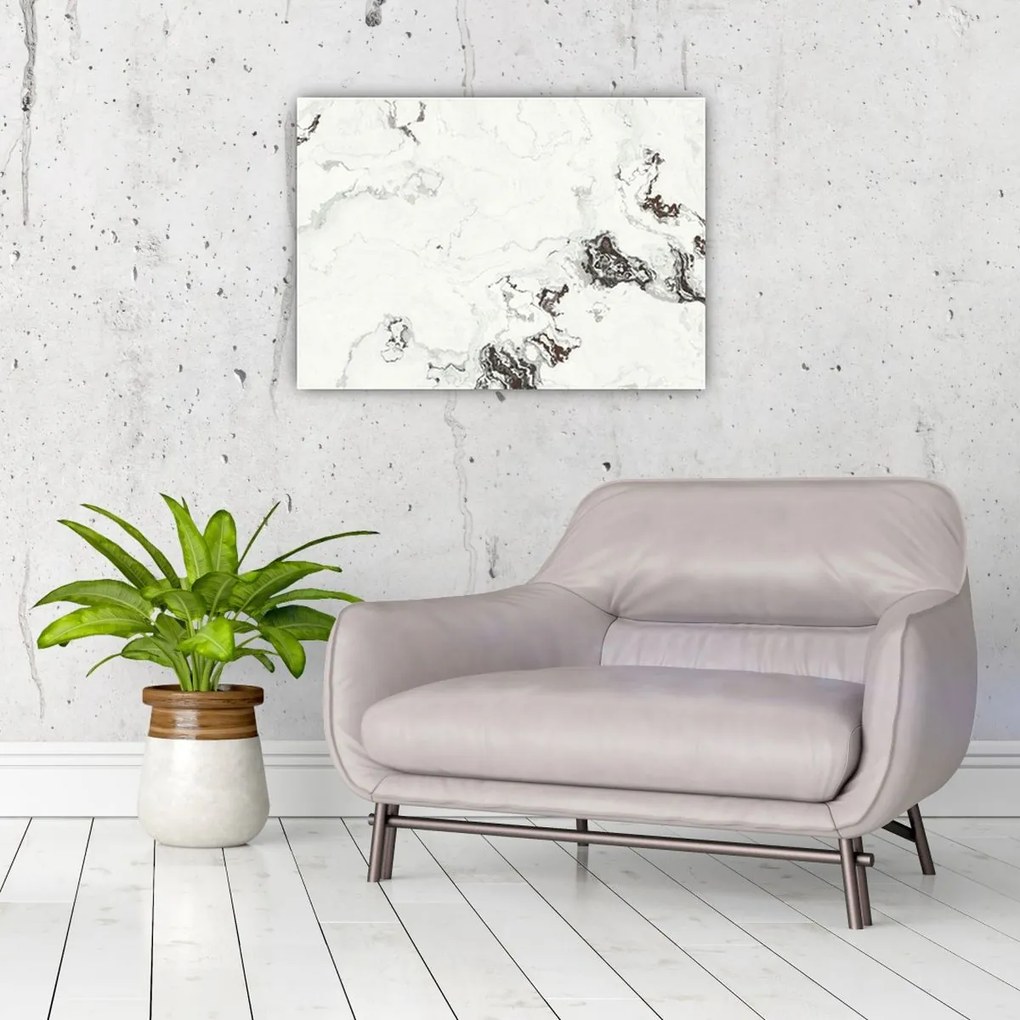 Tablou - Marmură albă (70x50 cm)