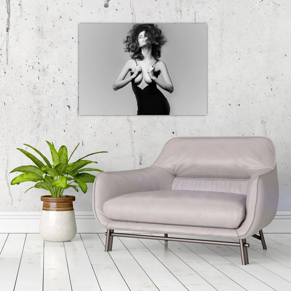 Tablou - Femeia în negru (70x50 cm)