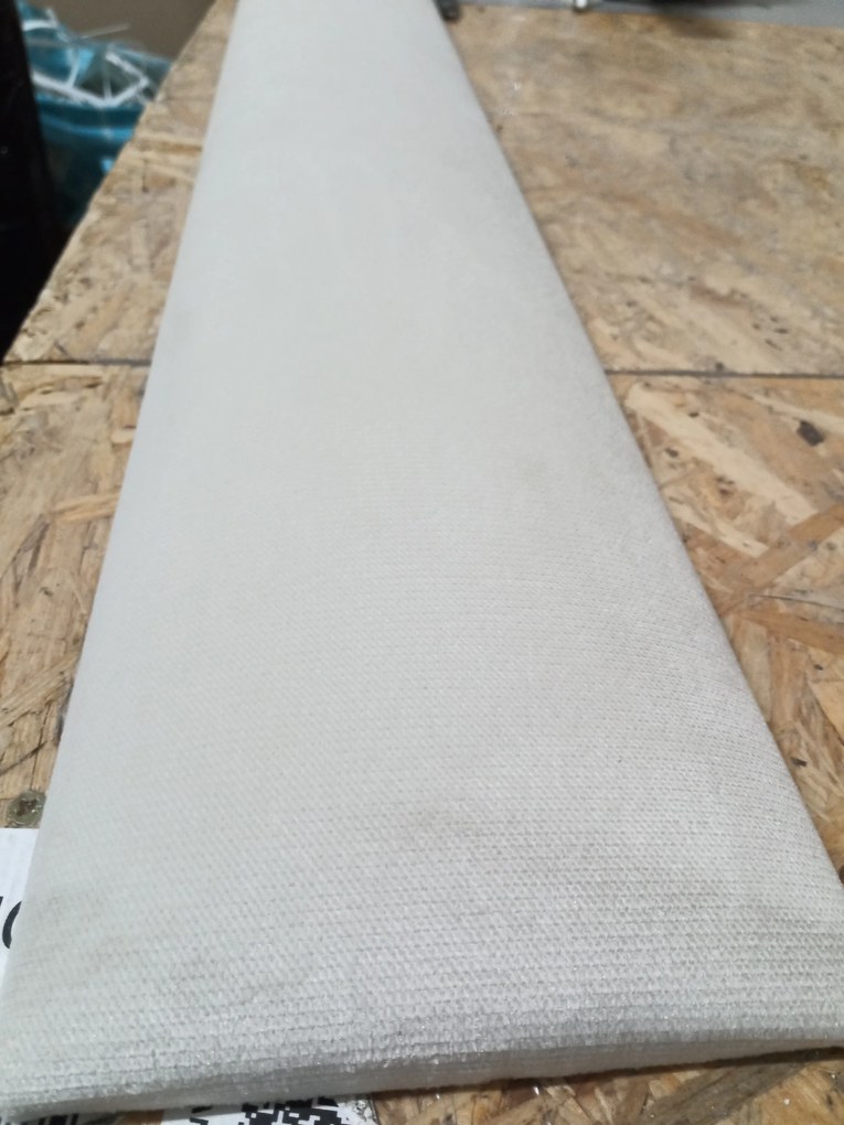 OFERTA Panou de perete tapițat FRAME PAROS 15x90 cm, crem II. calitate