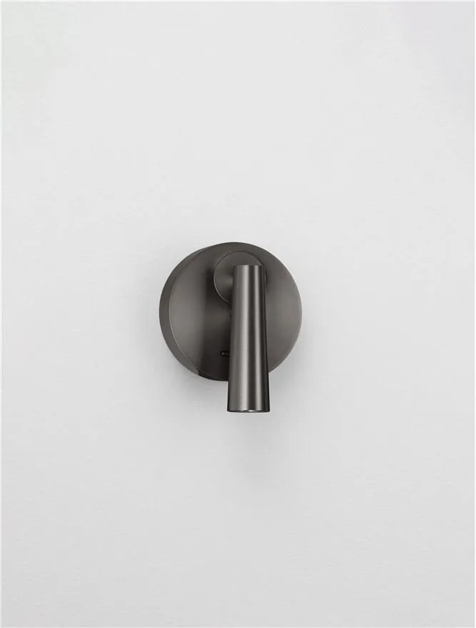 Aplica cu Spot LED directionabil stil minimalist TICO nickel, NVL-9695149