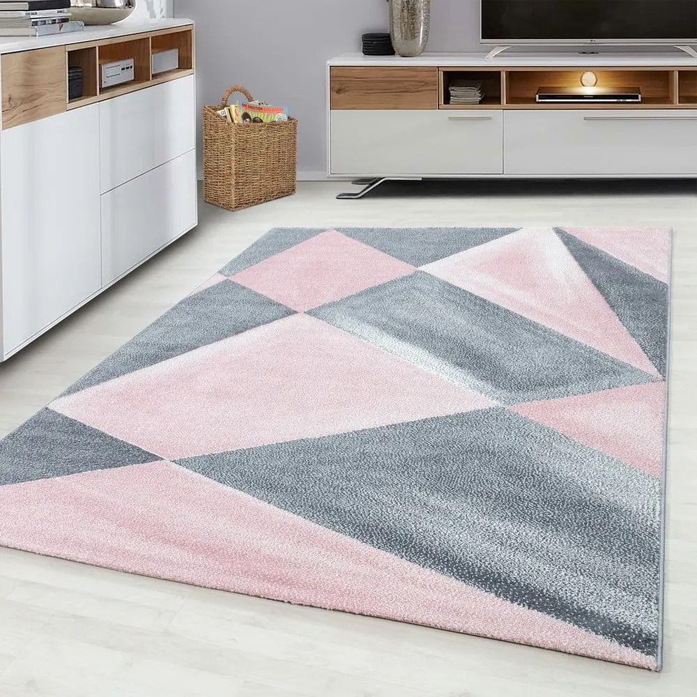 Covor roz/gri 80x150 cm Beta – Ayyildiz Carpets